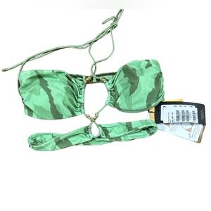 Vix Olive Camouflage Bikini